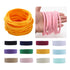Lawie 60 Pack Bulk Super Soft Stretchy Elastic Nylon Headbands Bow Nude Hairband Slim Turban Headwrap Hair Ties Ponytail Holder for Newborn Infant...