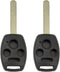 Keyless2Go Replacement for New Uncut Remote Head Key Shell with Chip Holder for Select Accord Element with FCC OUCG8D-380H-A - Shell ONLY (2 Pack)...
