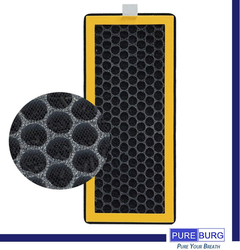 PUREBURG at-PETODR Replacement Filter Compatible with HoMedics AT-PET01 AT-PET02 TotalClean PetPlus Whisper-Quiet Oscillating Tower Air Purifier,2...