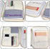 Travel Portfolio Organizer Waterproof A4 Document Bag Multifunctional Travel Note Pouch Zippered Case for Notebook, Ipad, Journals, Sketch Books (...
