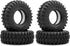 OGRC 1.0 Crawler Tires Super Soft and Sticky with Dual Stage Foam 1.0 RC Tires for SCX24 Gladiator Bronco C10 JLU Deadbolt B17 FCX24 - A/T Pro...