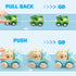 ZHENDUO BLASTER 8 Pack Mini Toy Cars for Toddlers 1-3 Pull Back Cars for Toddlers 1 2 3 4 Year Old Truck Toys Friction Powered Car Kids Boys Birth...