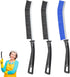 3Pcs Hard Bristle Crevice Cleaning Brush, Multifunctional Grout Cleaner Brush, Thin Gap Cleaning Brush Set, Small Cleaning Tools for Household Use...