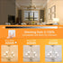 G9 Light Bulb LED 3000K Warm White Dimmable 60W - 80W Halogen Equivalent 8W Led Chandelier Lights Bulb Ceiling Pendant Lighting G9 Bi-Pin Ceramic ...