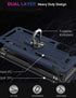 IKAZZ for Galaxy S21 Case,Military Grade Shockproof Heavy Duty Protective Phone Cover Pass 16ft Drop Test with Magnetic Kickstand Car Mount Holder...