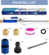 High Pressure Power Washer Wand. Includes 2 Different Nozzles And Hose Quick Connector, High Pressure Hose Nozzle For Garden Car Pet Patio Cleanin...