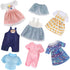 Alive Doll Clothes and Accessories - Baby Doll Dresses Fit for 10 11 12 Inch Girl Dolls, 6 Sets Doll Outfits Include Doll Dresses, Pajamas, One-Pi...