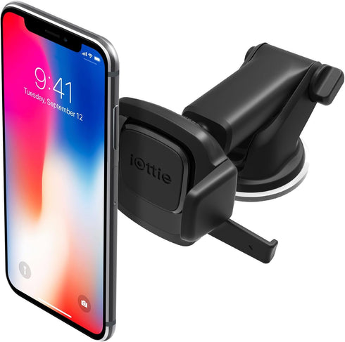 iOttie Easy One Touch Mini Dash & Windshield Car Mount Phone Holder || iPhone Xs Max R 8 Plus 7 Samsung Galaxy S10 E S9 S8 Plus Edge, Note 9 & Oth...