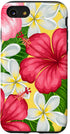 iPhone SE (2020) / 7 / 8 Hawaiian Tropical Phone Case Yellow Red Hibiscus Plumeria Case...