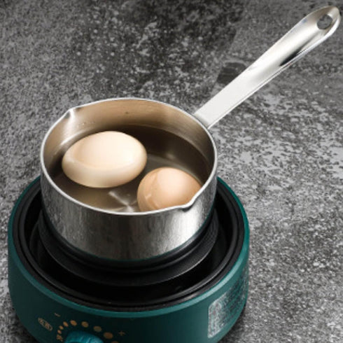 Stainless Steel Mini Sauce Pan, 350/500ML Small Saucepan Sauce Cup Sauce Pot with Long Handle for Banquet Chocolate Melting Coffee(350ML)...