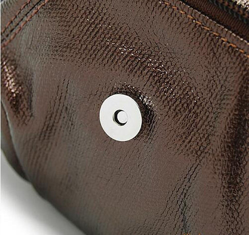 Mini Skater Magnetic Button Clasp Snaps - Closure Purses, Handbag Clothes Sewing Craft, 6-Pack (14mm, Silver)...