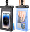 Waterproof Phone Pouch and Bag, 2024 Cruise Ship Essentials, Boat Kayak Accessories 2 Pack 9" Water Proof Case Floating for iPhone 15 14 13 12 11 ...