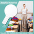 4PCS 5x8.6 Inch Dry Erase Paddles, Handheld Whiteboard and 2 Black Marker Set Handheld Double Sided Auction Paddles, Student Acrylic Answer Boards...
