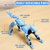 (Assembly Completed) T13 Action Figure Set, Robot Dog Action Figure 3D Printed robo Dog, Multi-Joint Movable Robot Dog, Dummy Dog Gift for Collect...