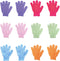 12 Pcs Exfoliating Bath Gloves,Deep Scrubbing Dead Skin Shower Gloves for Beauty Spa Massage Skin Shower Body Scrubber and Suitable for Men,Women...