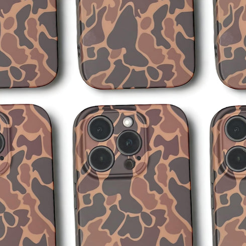 Camo Phone Case Compatible with iPhone 15 Pro Max, Duck Camo, Camouflage, Rugged, Outdoors, Gentleman, Classic, Vintage......