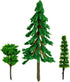 Bright Creations 55-Pieces of Miniature Model Trees for Diorama Supplies, Scenery, Landscape, DIY Projects, Arts and Crafts, Train Village, Railro...
