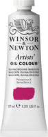 Winsor & Newton Artists' Oil Color, 37ml (1.25 oz) Tube, Quinacridone Magenta...