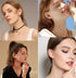 23 Pairs Hypoallergenic Titanium Earrings for Women Cute Heart CZ Flower Pearl Ball Tiny Flat Back Earrings G23 Titanium Earrings for Sensitive Ea...