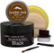 NADAMOO Black Leather Recoloring Balm with Mink Oil Leather Conditioner, Leather Repair Kits for Couches, Restoration Cream Scratch Repair Leather...