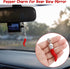 Remuuly 10 Pcs Italian Horn Keychain Italian Red Horn Charm Chili Pepper Keychain Souvenir for Car Mirror Accessories...