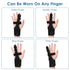 Full Trigger Finger Splint - Hand and Wrist Brace Support for Sprains, Pain Relief, Arthritis, Tendonitis, Fractured Finger - Adjustable Locking S...