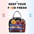 Sonuimy Insulated Lunch Bag Women, Reusable Cute Tote Lunch Box for Adult & Men, Leakproof Cooler Lunch Bags for Work Office Travel Picnic (Black ...