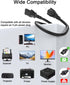 Bicmice 18AWG Power Cord for Tv Computer Pc Monitor Samsung Dell Vizio LG Asus Laptop Monitor Power Supply NEMA 5-15P to C13 Power Cable 10A 125V ...