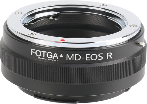 FOTGA MD-EOSR Lens Mount Adapter Ring for Minolta MD Lens to R3 R5 R5C R6 Mark II R7 R8 R10 R50 R100 RP Camera, Compatible with Canon EOS R Mount ...