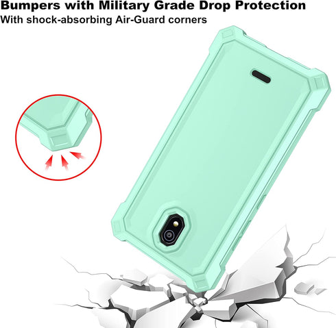 Ailiber for Nokia C100 Phone Case, Nokia C100 Case with Screen Protector, Dual Layer Structure Protection, Shockproof Corners TPU Bumper, Heavy Du...