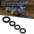 Engine Oil Seal kitl, 4 Pcs Engine Crankshaft Gear Crank Case Oil Seal 42395076 for GY6 125cc 150cc 152 157QMJ...