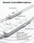 USB C Headphones Wired Earbuds with Microphone HiFi Stereo Deep Bass Noise Cancelling Multiple Music Sound Effects In Ear Earphones for Live Singi...
