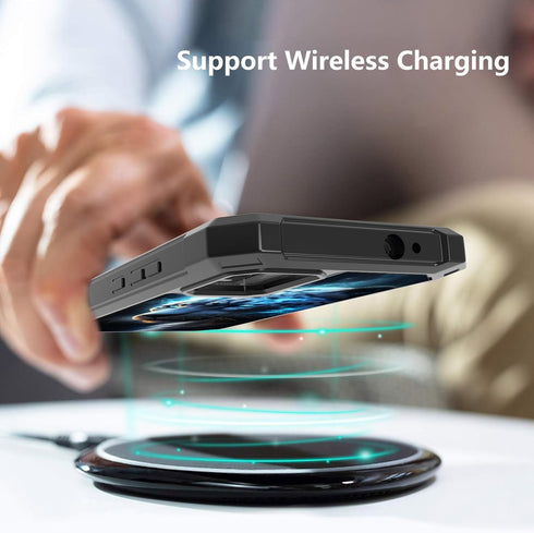for Nokia G310 5G Case with Tempered Glass Screen Protector Soft TPU Shell Built-in Hard PC Bumper HD Cover Support wireless charging for Nokia G3...