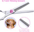 Dog Grooming Scissors Kit with Safety Round Tips, 3 in 1 Professional Dog Grooming Scissors, 4CR Stainless Steel Pet Grooming Shears for Dog, Cat,...