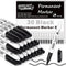 30 Packs Black Permanent Markers, Fine Point Waterproof Markers Pens Bulks, Durable, Quick-Drying Marker, Ideal Stationery Supplies for Schools, H...
