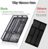 Desk Drawer Organizer Tray, Metal Mesh Drawer Office Drawer Organizer w/6 Compartment, Small Desk Organizer Tray for Home Office School Supplies, ...