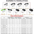 70mm x 24mm 2 Pcs Luggage Suitcase Replacement Wheels, Rubber Swivel Caster Wheels Bearings Repair Kits...