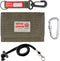 Rough Enough Boys Wallet for Kids Teen Preppy with Neck Lanyard Keychain with Zipper in Canvas Tactical Army Green...