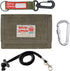Rough Enough Boys Wallet for Kids Teen Preppy with Neck Lanyard Keychain with Zipper in Canvas Tactical Army Green...