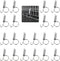 Spring Cage Latch Door Spring Hook Metal Finger for Fixing Rabbit, Dog, Cat, Parrot, Guinea Pig, Bunny, JSM Pet Cage Door(20Packs)...