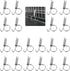 Spring Cage Latch Door Spring Hook Metal Finger for Fixing Rabbit, Dog, Cat, Parrot, Guinea Pig, Bunny, JSM Pet Cage Door(20Packs)...