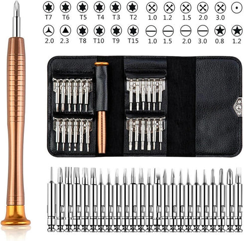 25 in 1 Screwdrivers, Professional Electronics Repair Tool Kit With, Precision Screwdriver Set, Glasses Screwdriver, Laptop Screwdriver Kit, Compu...