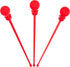 StixToGo Beverage Plugs - Leak Prevention Coffee Accessory for Hot Drinks, Disposable Coffee Stoppers, Fits Standard Lids - Red, 4.75", Pack of 20...