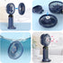 Personal Fan, Portable Hanging Neck Fan, 4000mAh USB-C Rechargeable 5-Speed Modes Powerful Desktop Fan with Base, Max 16H Run Time, Adjustable Lan...