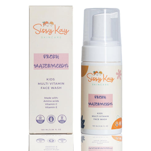 Kids Face Wash - Foaming Face Wash For Kids - Gentle Skin Care - Natural Face Cleanser With Vitamin C & Vitamin E - For Girls and Boys - Tear Free...