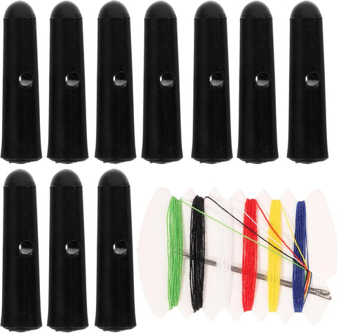 Uonlytech 10pcs Umbrella Tail Beads 2mm Metal Umbrella Bone Cover Umbrella Head Beads Umbrella Components for Folding Umbrella...