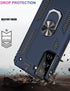 IKAZZ for Galaxy S21 Case,Military Grade Shockproof Heavy Duty Protective Phone Cover Pass 16ft Drop Test with Magnetic Kickstand Car Mount Holder...