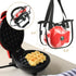 Beautyflier Carrying Bag Compatible with DASH Mini Waffle Maker 4 Inch, Storage Bag for Mini Waffle Maker, Portable Clear Organizer Bag for Who Lo...