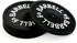 Barbell Bumper Plate Drink Coasters Set of 6, Round Black Silicone Coasters for Coffee Table, Absorbent Coaster for Drinks, Fitness Gym Gifts for ...