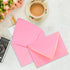 5x7 Envelopes for Invitations with Gold Border,V-Flap Envelopes 50 Pack,A7 Envelopes for Cards,Wedding,Invitations,Baby Shower,All Occasions(Pink)...